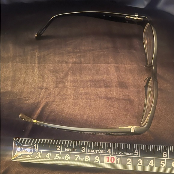 Coach BERNICE 844 BLACK Eyeglasses Frames Grey White Rectangle - Picture 16 of 16